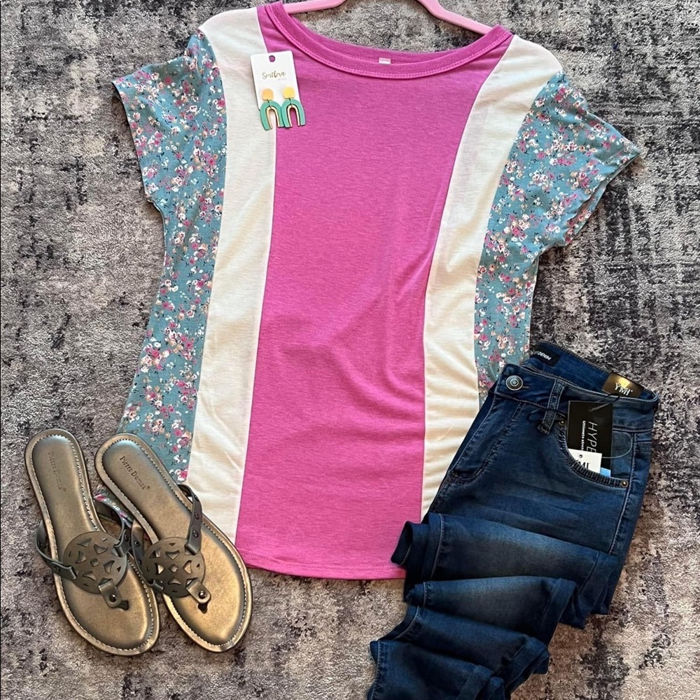 Emerald Floral Top
